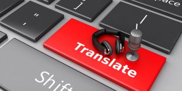 3d-word-translate-with-mic-headphones-computer-keyboard